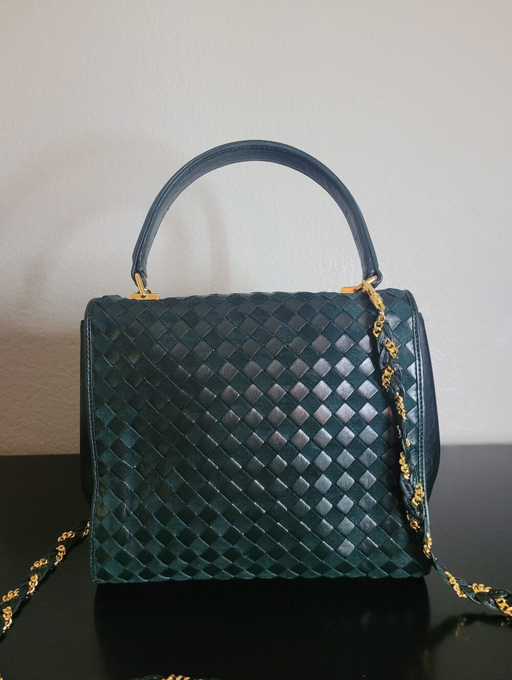 Bally top-handle woven crossbody bag - Picture 5 of 14